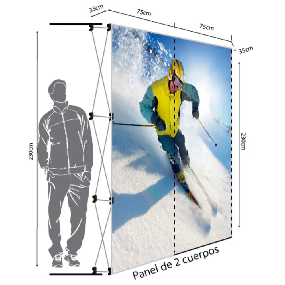 Panel Pai Recto 2 Cuerpos
