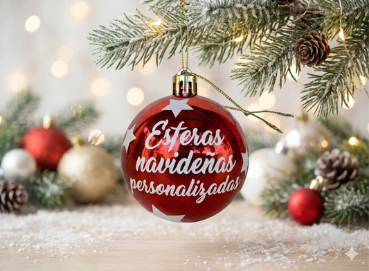 Esferas navideñas Personalizadas