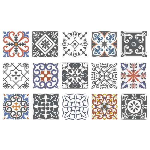 Azulejos autoadhesivos Mediterraneo