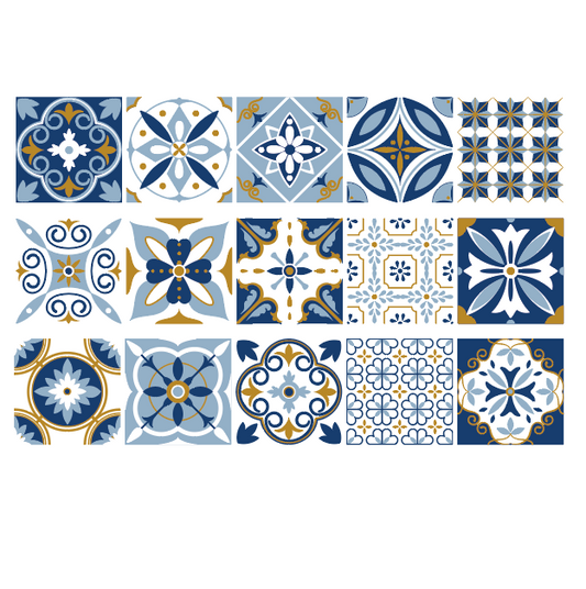 Azulejos Autoadhesivos azul