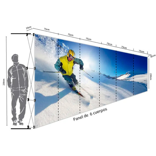 Panel Pai Recto 6 Cuerpos